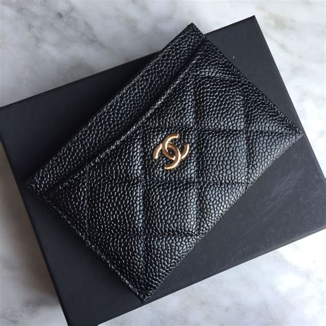 chanel replica business card holder|genuine chanel wallet.